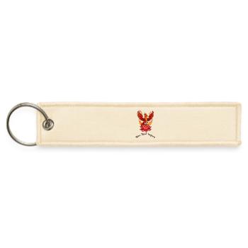 Phoenix Doctor Healing Lotus – Rise, Heal, Inspire - Jet Tag Keychain - creme - Front