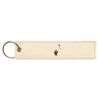 Kite of the Green Monster - Jet Tag Keychain - creme - Front