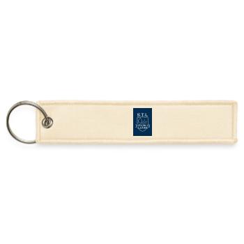 S.T.L Striving To Learn Crest - Jet Tag Keychain - creme - Front