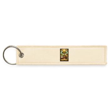 The Tree of Growth and Unity - Jet Tag Keychain - creme - Front