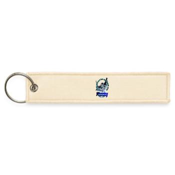 Broken Glass Equals Broken Mom - Jet Tag Keychain - creme - Front