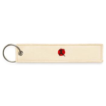 Ninja Hidden Blades, Artful Souls - Jet Tag Keychain - creme - Front