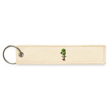Cilantro Math- 2 Equals 4 - Jet Tag Keychain - creme - Front