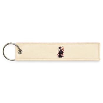 Crimson Blade Samurai - Jet Tag Keychain - creme - Front