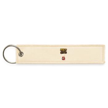 Addicted to Stories Cinema Cozy - Jet Tag Keychain - creme - Front