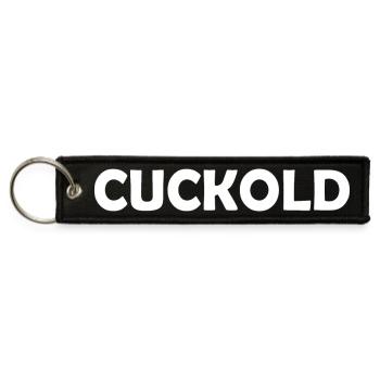 Cuckold - Jet Tag Keychain - black - Front
