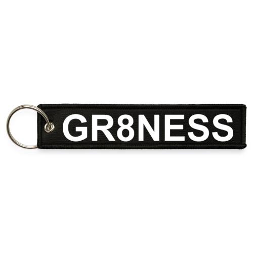 GR8NESS - Jet Tag Keychain