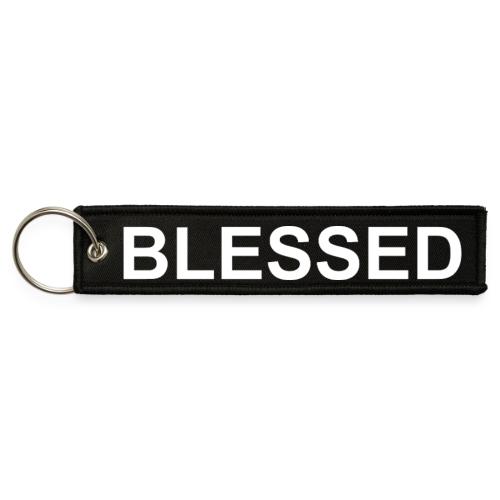 BLESSED - Jet Tag Keychain