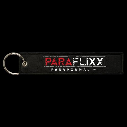 PARAFlixx White Grunge - Jet Tag Keychain