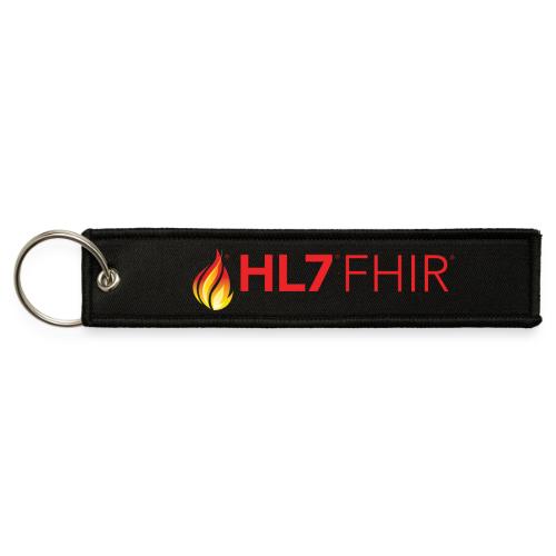 HL7 FHIR Logo - Jet Tag Keychain