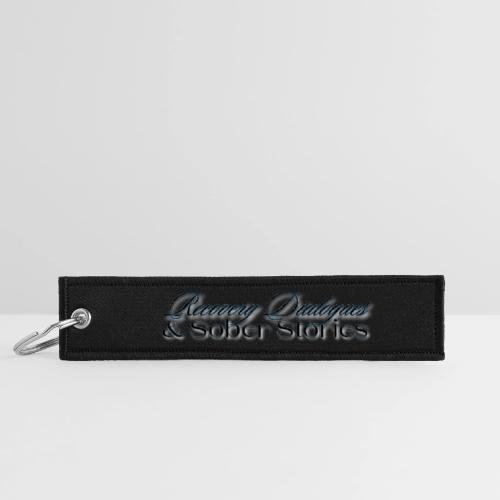 Recovery Dialogues and Sober Stories Official Logo - Jet Tag Keychain