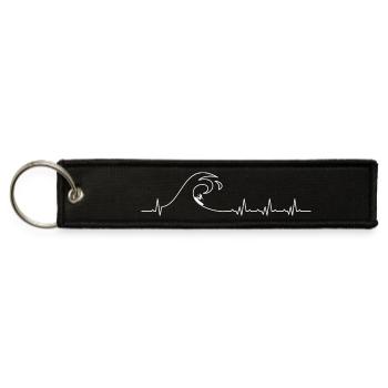 Awaiting design image - Jet Tag Keychain - black - Front