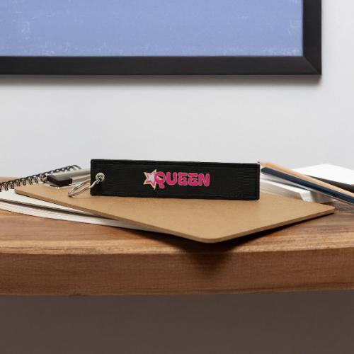 queen high resolution logo transparent 1 - Jet Tag Keychain