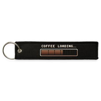 No Coffee, No Me – Limited Edition of 718 Pieces - Jet Tag Keychain - black - Front