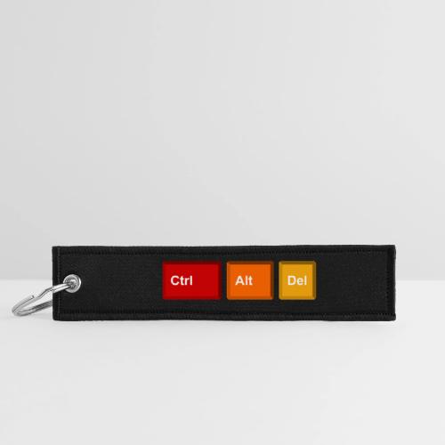 CTRL + ALT + DEL - Jet Tag Keychain