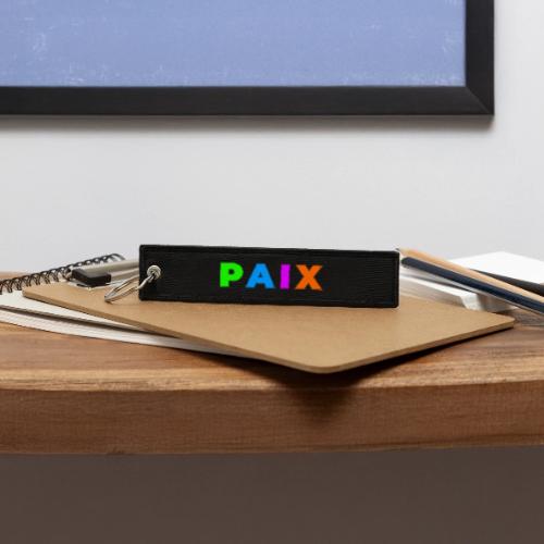 Peace in Colour - Jet Tag Keychain