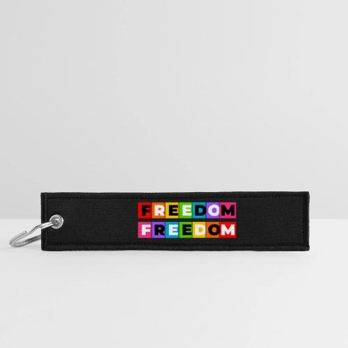 Freedom in Color - Jet Tag Keychain