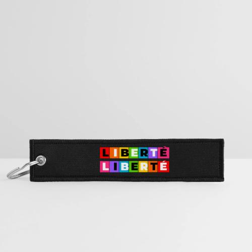 Freedom in colour - Jet Tag Keychain