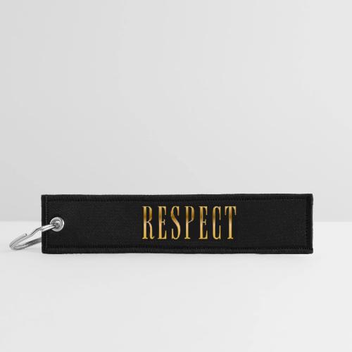 Golden Respect - Jet Tag Keychain