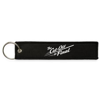 The Cut Off Is Final Band Humor - Jet Tag Keychain - black - Front