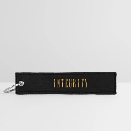 Golden Integrity - Jet Tag Keychain