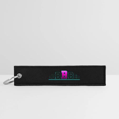 Letter B – Capital Varsity Alphabet Monogram - Jet Tag Keychain