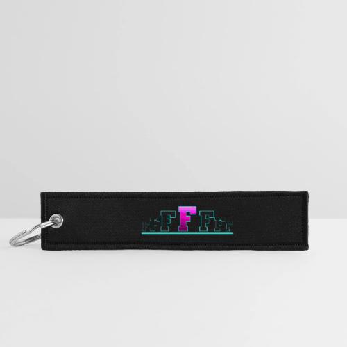 Letter F – Capital Varsity Alphabet Monogram - Jet Tag Keychain