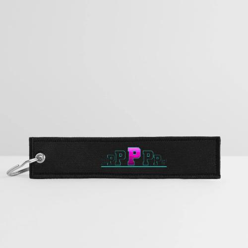Letter P – Capital Varsity Alphabet Monogram - Jet Tag Keychain