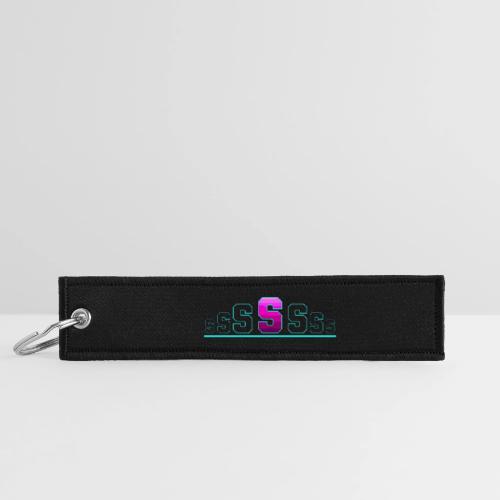 Letter S – Capital Varsity Alphabet Monogram - Jet Tag Keychain