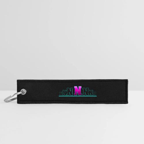 Letter N – Capital Varsity Alphabet Monogram - Jet Tag Keychain