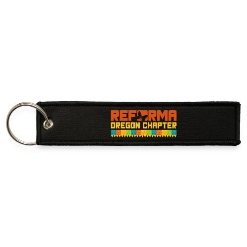 Reforma logo Orange - Jet Tag Keychain