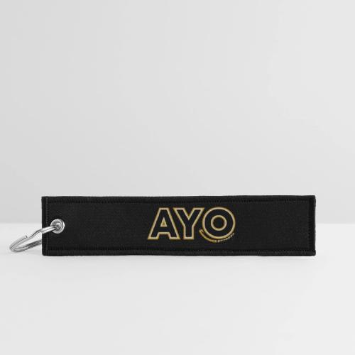 AyoGaming's Logo v1 - Jet Tag Keychain