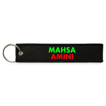 Mahsa amini - Jet Tag Keychain - black - Front