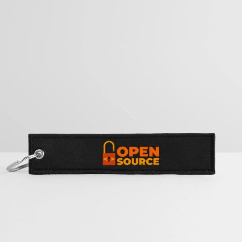 Open Source: Code is Freedom - Jet Tag Keychain