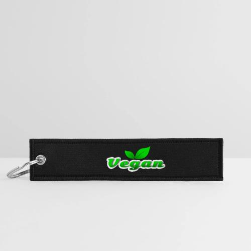 Pure Vegan Leaves - Jet Tag Keychain