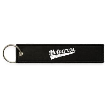 Retro Motocross - Jet Tag Keychain - black - Front