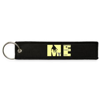Empowering ME Decision Choice Life - Motivational - Jet Tag Keychain - black - Front