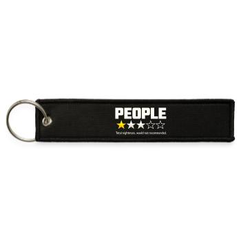 Unknown Design - Jet Tag Keychain - black - Front