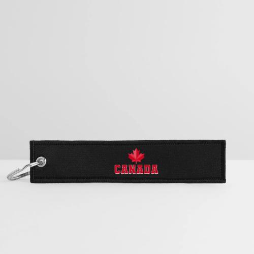Canada with a maple leaf - Jet Tag Keychain