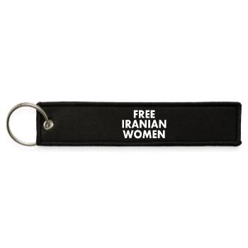 Free iranian women - Jet Tag Keychain - black - Front