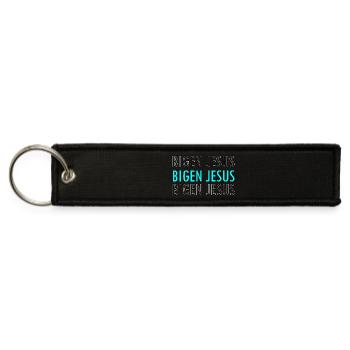 BIGEN JESUS - Jet Tag Keychain - black - Front