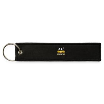 Employees Only Sleepy Sign - Jet Tag Keychain - black - Front