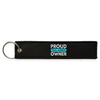 Small Business Owners Entrepreneurs Boss - Jet Tag Keychain - black - Front