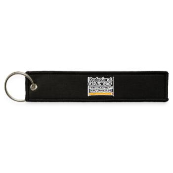 Teacher Mode On School Graphic Funny Teaching - Jet Tag Keychain - black - Front