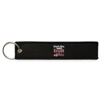 French horn music - Jet Tag Keychain - black - Front
