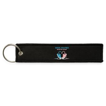 Soul Mates: Bound by Every Step - Jet Tag Keychain - black - Front