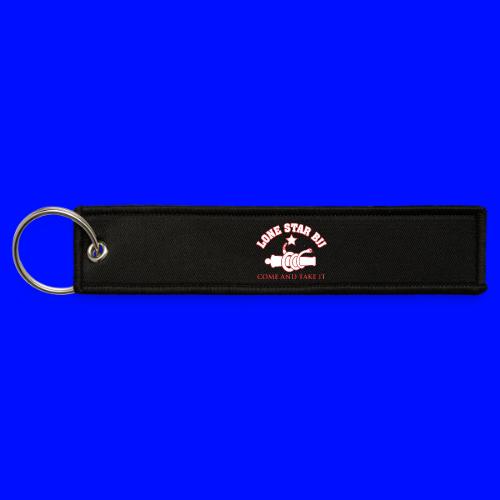 LONE STAR BRAZILIAN JIU-JITSU - Red and white - Jet Tag Keychain
