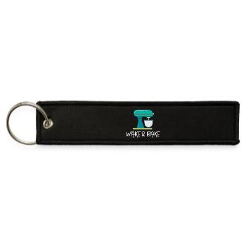 Wake And Bake - Jet Tag Keychain - black - Front