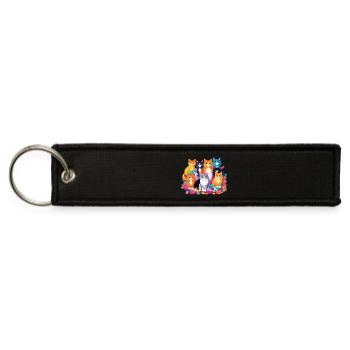Karmala - Jet Tag Keychain - black - Front