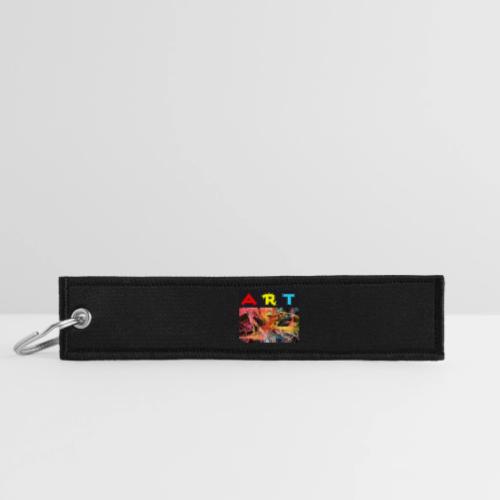 Chaotic Threads of Art - Jet Tag Keychain